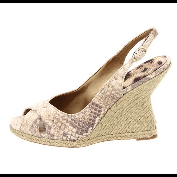 NWOT Sam Edelman Arianna Espadrilles snakeskin - Picture 5 of 8